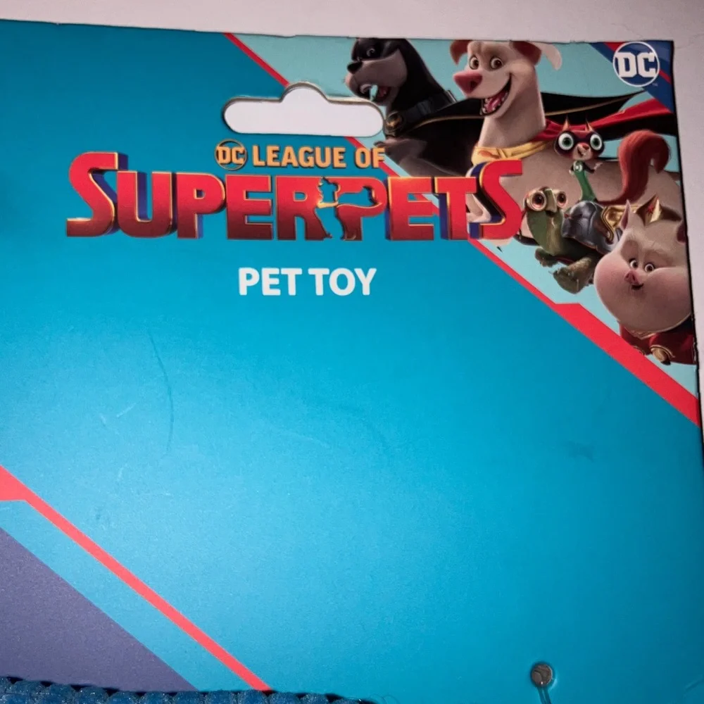 DC Superman Red and Blue Pet‎ Toy Set Squeak & Crinkle
